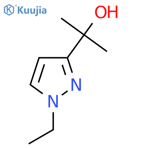 2-(1-ethyl-1H-pyrazol-3-yl)propan-2-ol structure