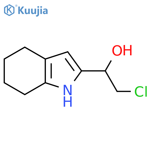 2-chloro-1-(4,5,6,7-tetrahydro-1H-indol-2-yl)ethan-1-ol structure
