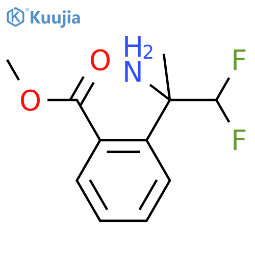 methyl 2-(2-amino-1,1-difluoropropan-2-yl)benzoate structure