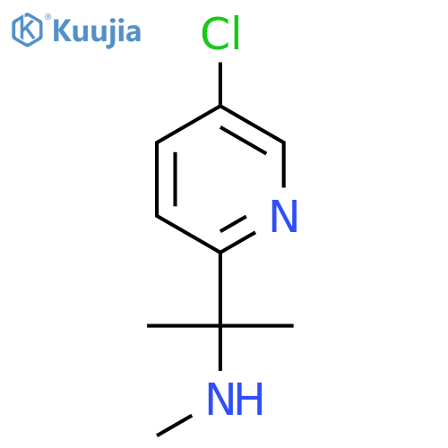 2-(5-chloropyridin-2-yl)propan-2-yl(methyl)amine structure
