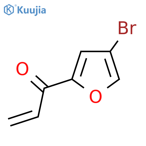 1-(4-bromofuran-2-yl)prop-2-en-1-one structure