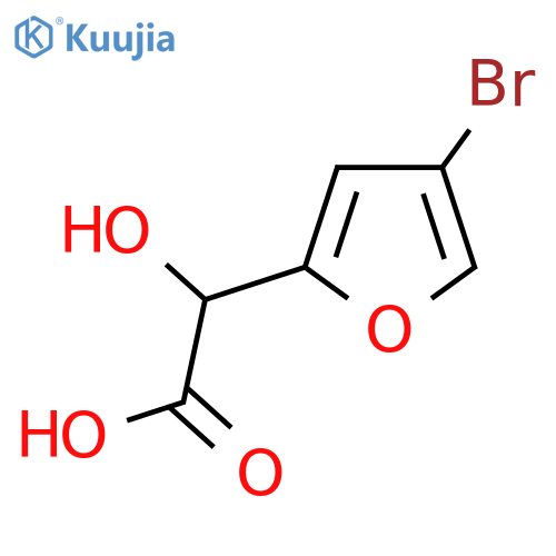 2-(4-bromofuran-2-yl)-2-hydroxyacetic acid structure