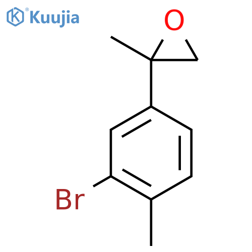 2-(3-bromo-4-methylphenyl)-2-methyloxirane structure
