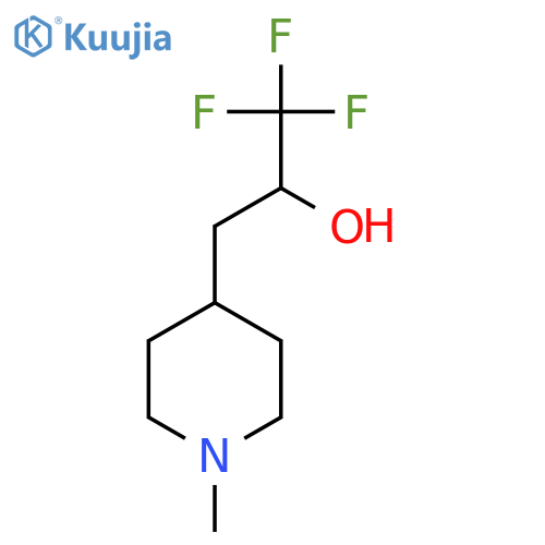 1,1,1-trifluoro-3-(1-methylpiperidin-4-yl)propan-2-ol structure