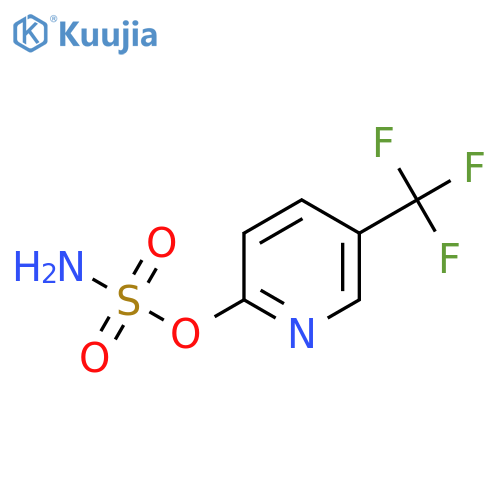 5-(trifluoromethyl)pyridin-2-yl sulfamate structure