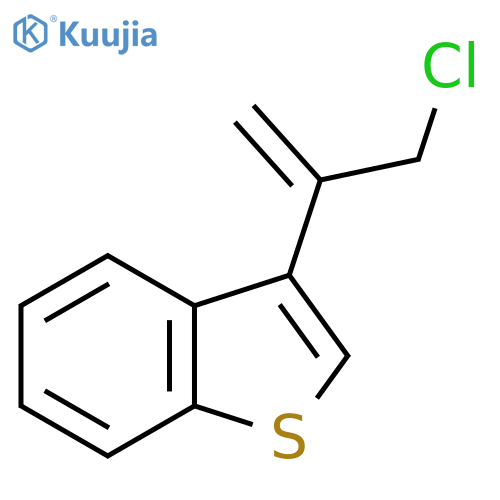 3-(3-chloroprop-1-en-2-yl)-1-benzothiophene structure