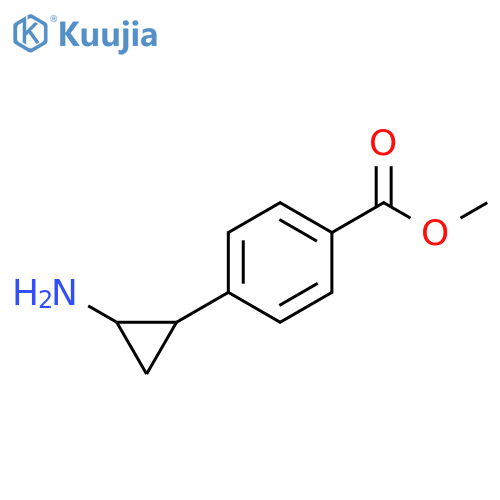 methyl 4-(2-aminocyclopropyl)benzoate structure