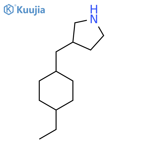 3-(4-ethylcyclohexyl)methylpyrrolidine structure