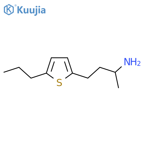 4-(5-propylthiophen-2-yl)butan-2-amine structure