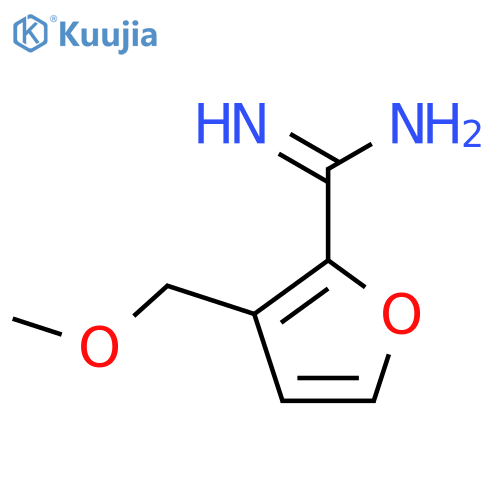 3-(methoxymethyl)furan-2-carboximidamide structure