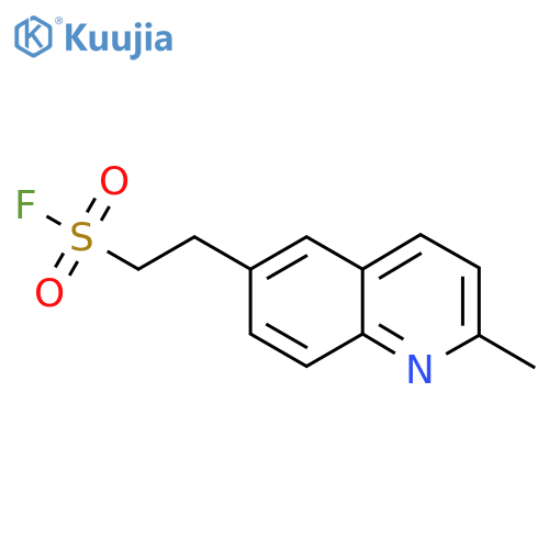 2-(2-methylquinolin-6-yl)ethane-1-sulfonyl fluoride structure