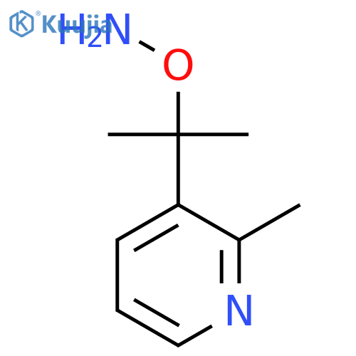 O-2-(2-methylpyridin-3-yl)propan-2-ylhydroxylamine structure