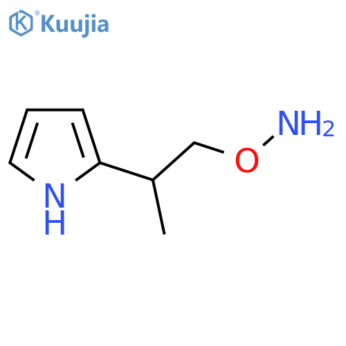 O-2-(1H-pyrrol-2-yl)propylhydroxylamine structure