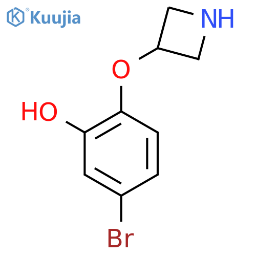 2-(azetidin-3-yloxy)-5-bromophenol structure