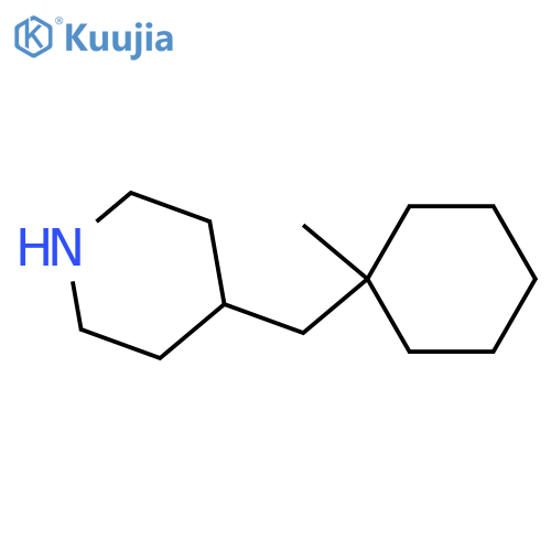 4-(1-methylcyclohexyl)methylpiperidine structure