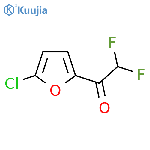 1-(5-chlorofuran-2-yl)-2,2-difluoroethan-1-one structure