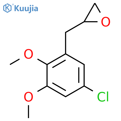 2-(5-chloro-2,3-dimethoxyphenyl)methyloxirane structure