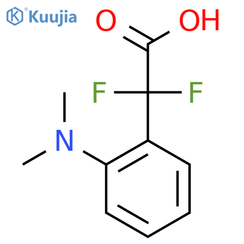2-2-(dimethylamino)phenyl-2,2-difluoroacetic acid structure