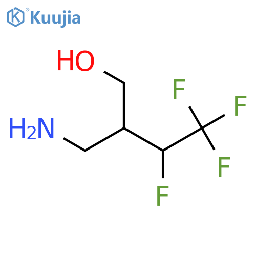 2-(aminomethyl)-3,4,4,4-tetrafluorobutan-1-ol structure