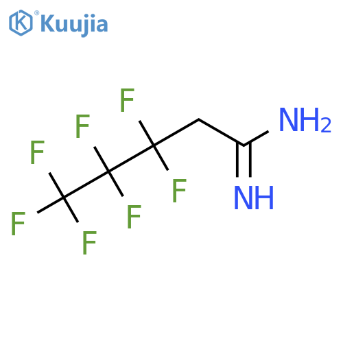 3,3,4,4,5,5,5-heptafluoropentanimidamide structure