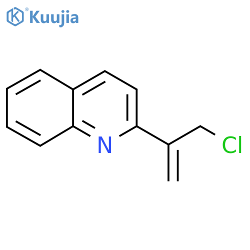 2-(3-chloroprop-1-en-2-yl)quinoline structure