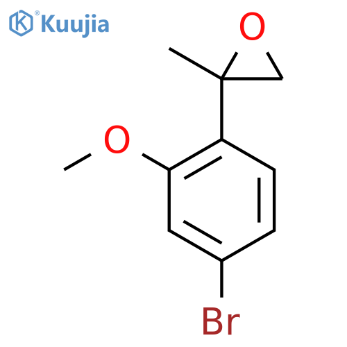 2-(4-bromo-2-methoxyphenyl)-2-methyloxirane structure