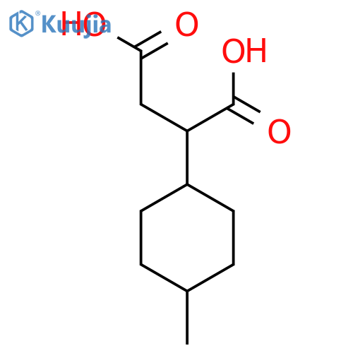 2-(4-methylcyclohexyl)butanedioic acid structure
