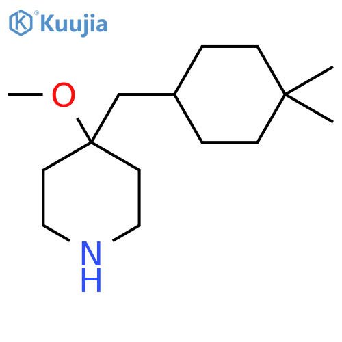 4-(4,4-dimethylcyclohexyl)methyl-4-methoxypiperidine structure