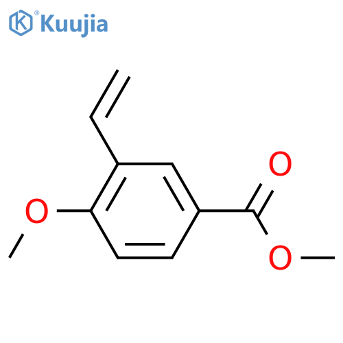 methyl 3-ethenyl-4-methoxybenzoate structure