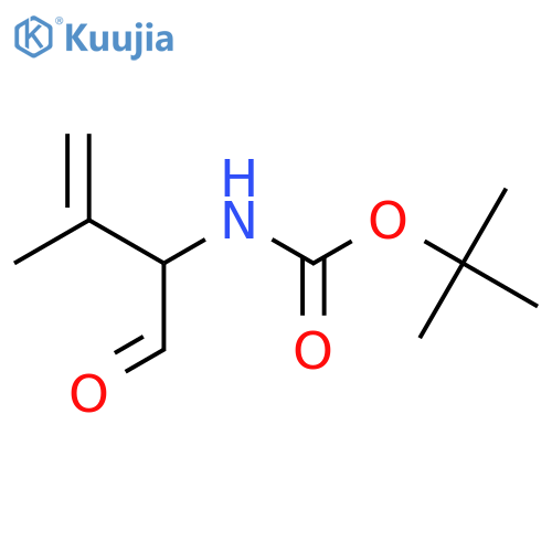 tert-butyl N-(3-methyl-1-oxobut-3-en-2-yl)carbamate structure