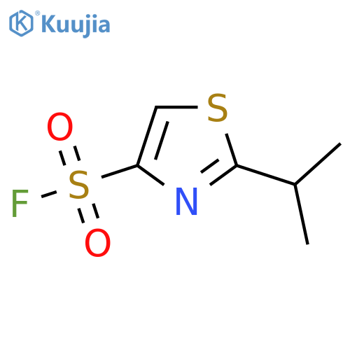 2-(propan-2-yl)-1,3-thiazole-4-sulfonyl fluoride structure