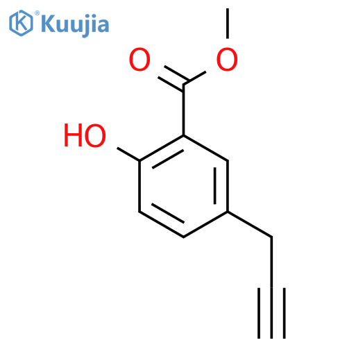 methyl 2-hydroxy-5-(prop-2-yn-1-yl)benzoate structure