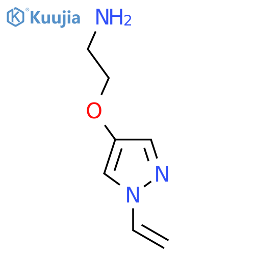 2-(1-ethenyl-1H-pyrazol-4-yl)oxyethan-1-amine structure