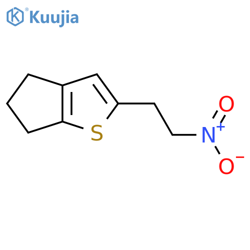 2-(2-nitroethyl)-4H,5H,6H-cyclopentabthiophene structure