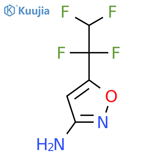 5-(1,1,2,2-tetrafluoroethyl)-1,2-oxazol-3-amine structure