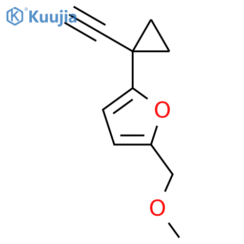 2-(1-ethynylcyclopropyl)-5-(methoxymethyl)furan structure