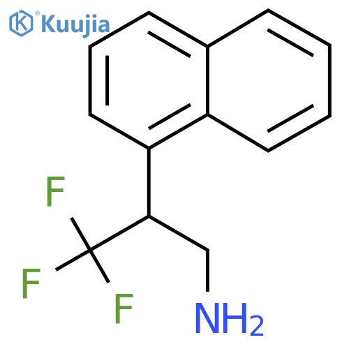 3,3,3-trifluoro-2-(naphthalen-1-yl)propan-1-amine structure