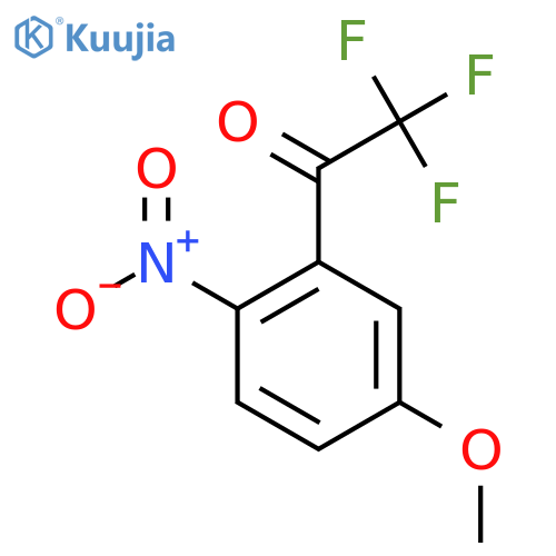 2,2,2-trifluoro-1-(5-methoxy-2-nitrophenyl)ethan-1-one structure