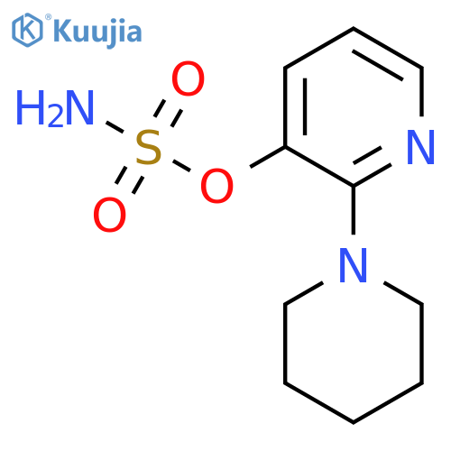2-(Piperidin-1-yl)pyridin-3-yl sulfamate structure