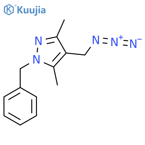 4-(azidomethyl)-1-benzyl-3,5-dimethyl-1H-pyrazole structure