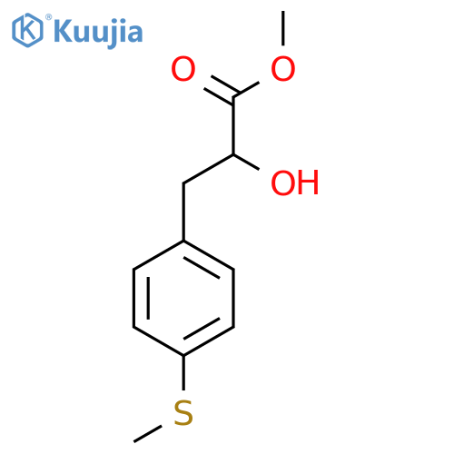 methyl 2-hydroxy-3-4-(methylsulfanyl)phenylpropanoate structure