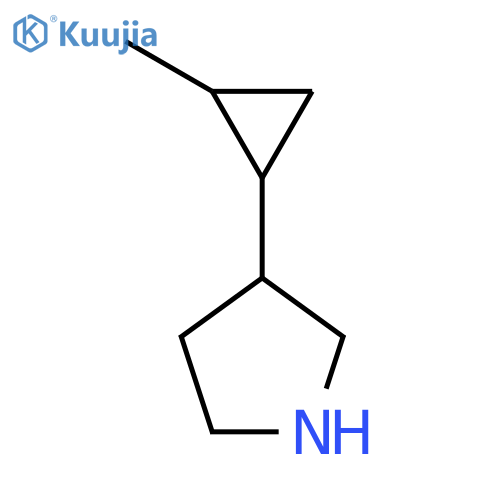 3-(2-methylcyclopropyl)pyrrolidine structure