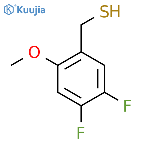 (4,5-difluoro-2-methoxyphenyl)methanethiol structure