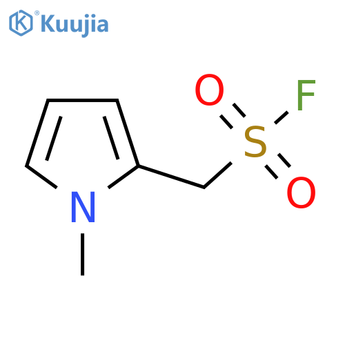 (1-methyl-1H-pyrrol-2-yl)methanesulfonyl fluoride structure