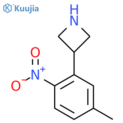 3-(5-Methyl-2-nitrophenyl)azetidine structure
