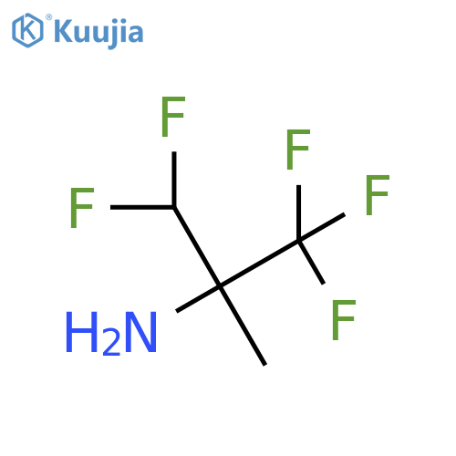 1,1,1,3,3-pentafluoro-2-methylpropan-2-amine structure
