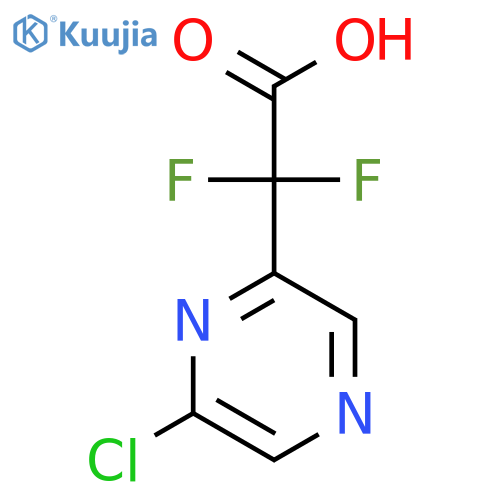 2-(6-Chloropyrazin-2-yl)-2,2-difluoroacetic acid structure