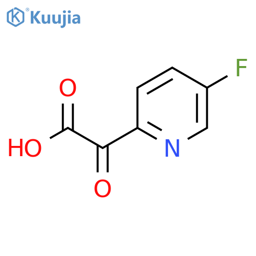 2-(5-fluoropyridin-2-yl)-2-oxoacetic acid structure