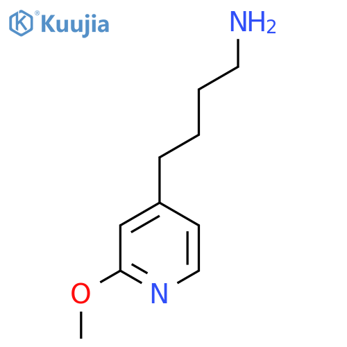 4-(2-methoxypyridin-4-yl)butan-1-amine structure