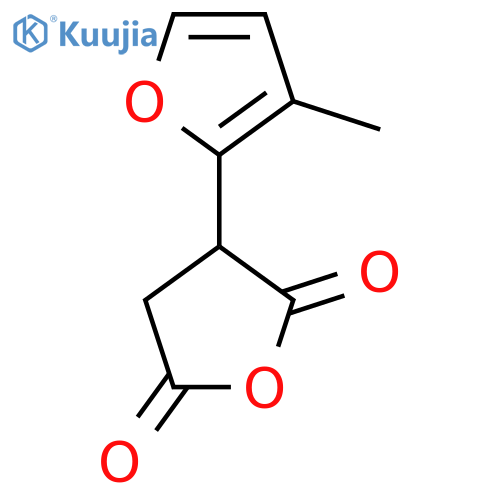 3-(3-methylfuran-2-yl)oxolane-2,5-dione structure